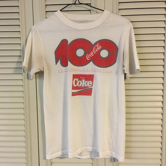 🌸2/$20 • VINTAGE Coke 100 Year Celebration Shirt